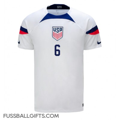 Vereinigte Staaten Yunus Musah #6 Fußballbekleidung Heimtrikot WM 2022 Kurzarm